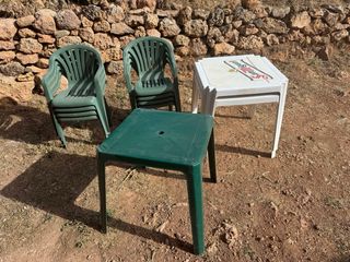 Pack Muebles Jardín Plástico