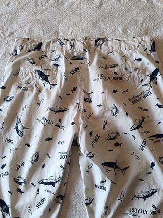 Bermudas Freestyle niño Tiburones Talla M