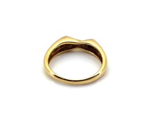 anillo oro 18k con piedra con diamante