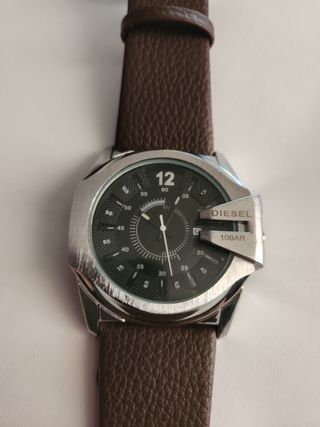 Reloj Diesel Hombre Marrón y Plateado