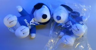 Peluche Snoopy MetLife raro da collezione