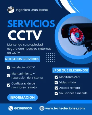 Instalación y Mantenimiento Profesional de CCTV