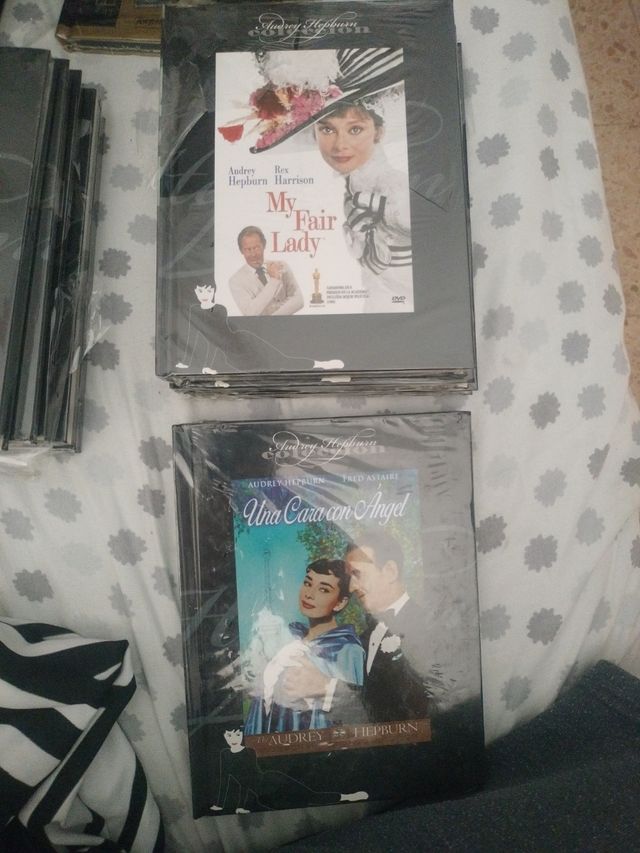 Películas Audrey Hepburn DVD LIBRO a 2,5€ cada una