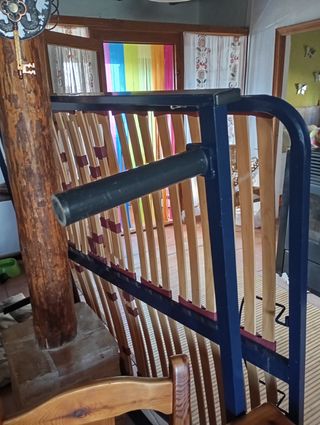 Somier de láminas reclinable individual