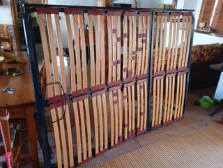 Somier de láminas reclinable individual