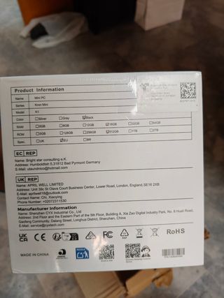 ACEMAGIC Kron Mini K1 Mini PC Blanco
