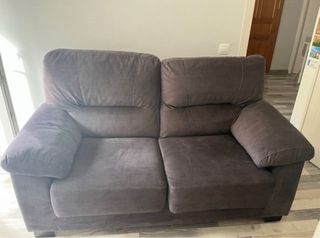 Sofá de 2 plazas gris