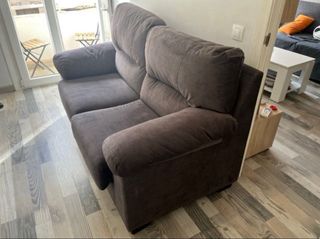Sofá de 2 plazas gris