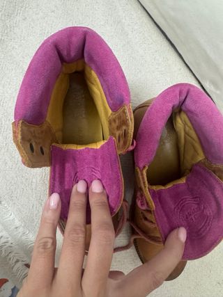 Botas Panama Jack Marrones y Rosas