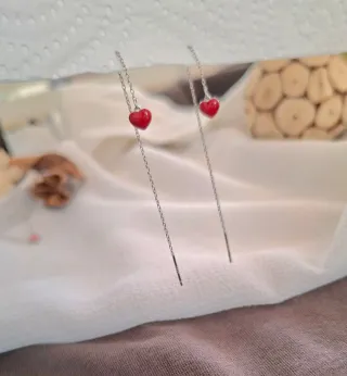 Pendientes Corazón Plata de Ley