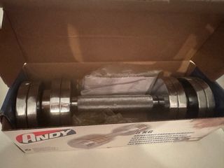 Manubri cromati regolabili Andy 5kg