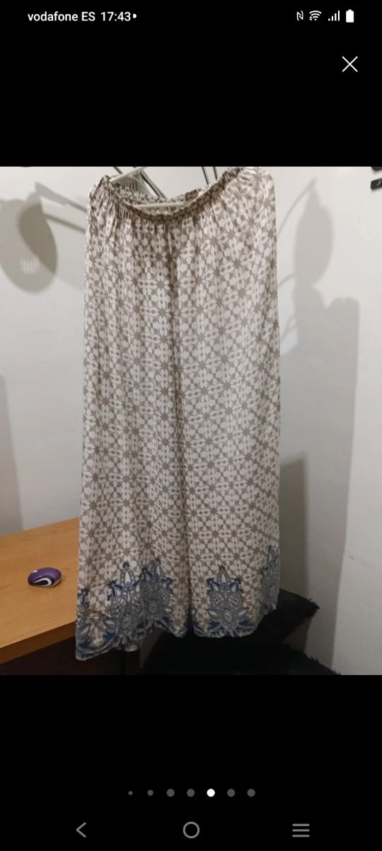 Conjunto Mujer Azul y Blanco