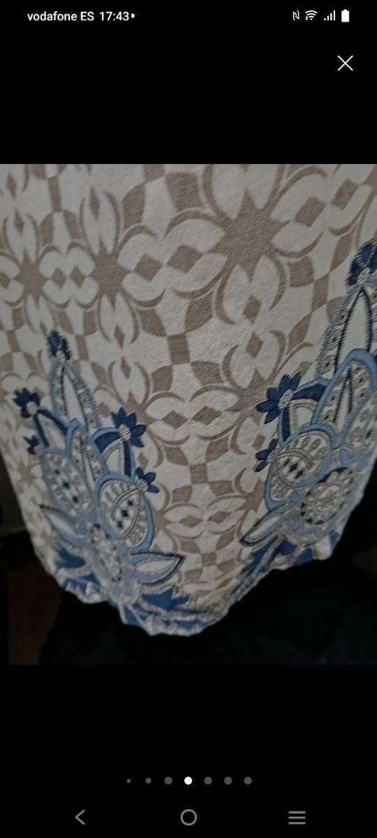 Conjunto Mujer Azul y Blanco