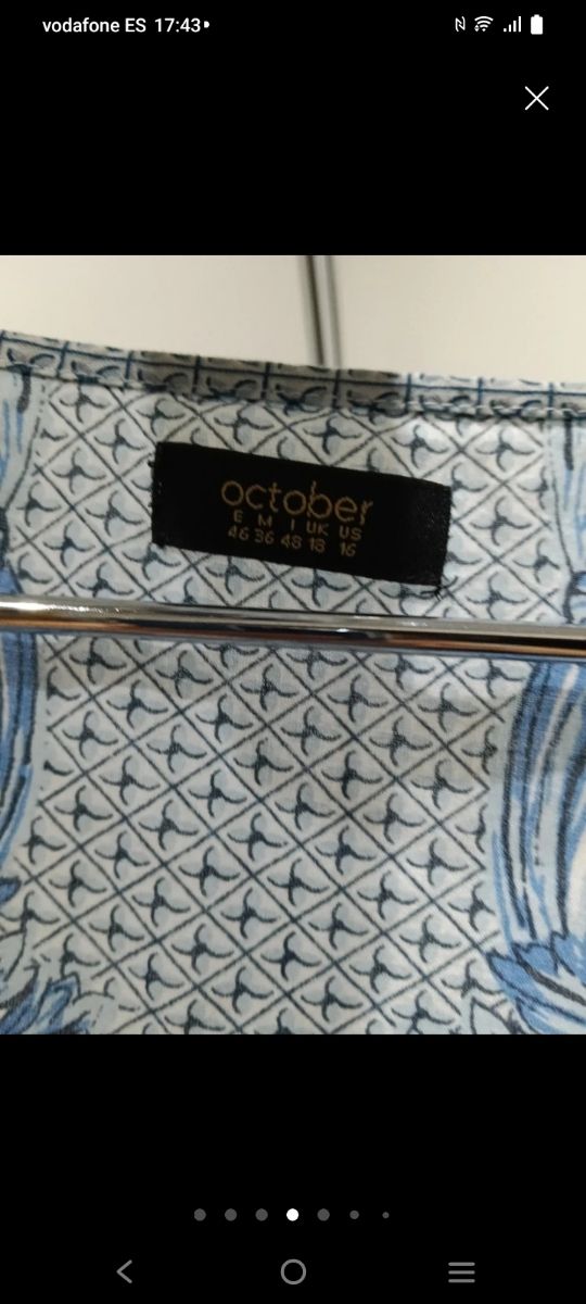 Conjunto Mujer Azul y Blanco