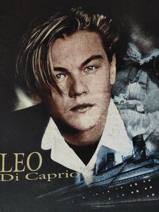 Leonardo diCaprio T Shirt Vintage 90s SingleStitch