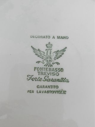 Set 4 piatti Fontebasso cm 23,8