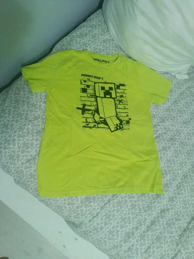 Maglietta verde Minecraft