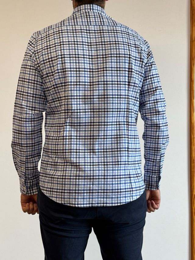 Camisa de cuadros azules Álvaro Moreno