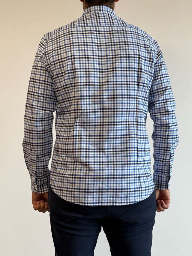 Camisa de cuadros azules Álvaro Moreno