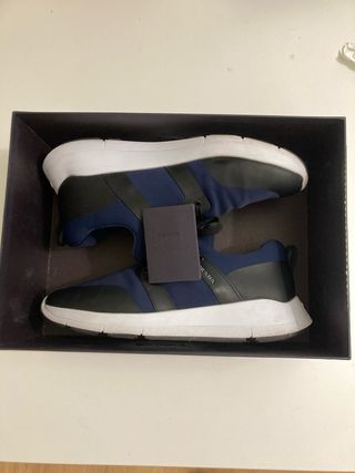 Zapatillas Prada Talla 42 Azul Marino y Negro