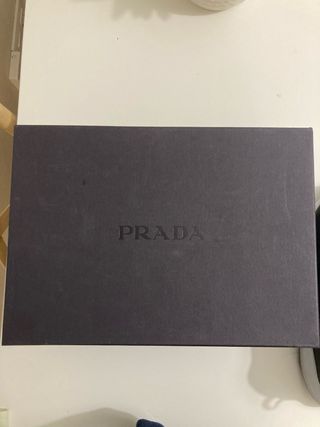 Zapatillas Prada Talla 42 Azul Marino y Negro