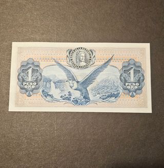 Billete 1 Peso Oro Colombia 1963