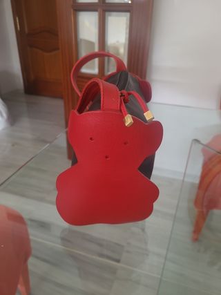 Bolso Tous Piel Rojo