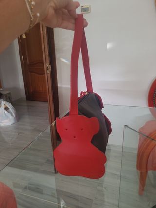 Bolso Tous Piel Rojo