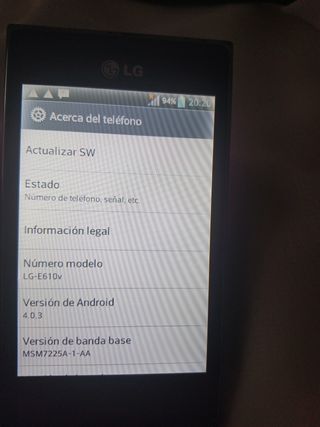 LG Optimus E610v nero