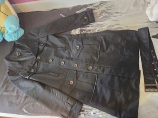 Gabardina Mango Negra
