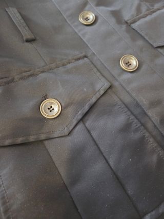 Gabardina Mango Negra