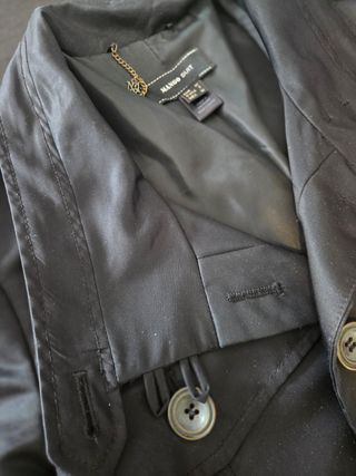 Gabardina Mango Negra