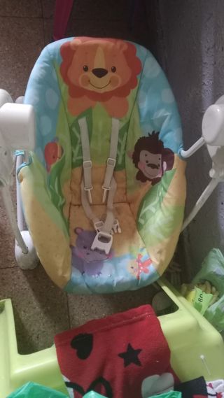 Hamaca para bebé con diseño de animales