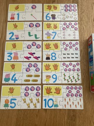 Lote juegos  3-4 años letras números animales