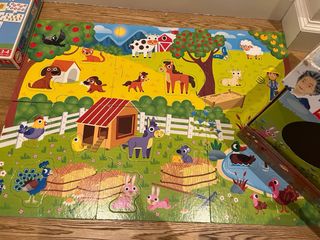 Lote juegos  3-4 años letras números animales