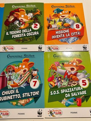Libri saga Geronimo Stilton + omaggio