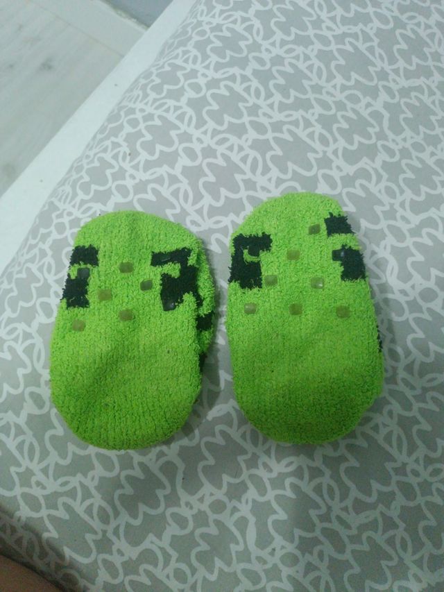 Calzini Minecraft verdi