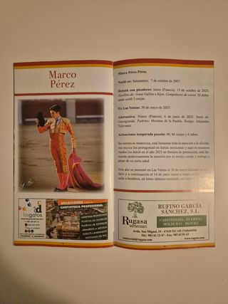 Cartel toros Valladolid 12/09/2025