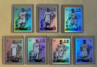 Lote 7 cromos Real Madrid Topps Match Attax 23/24