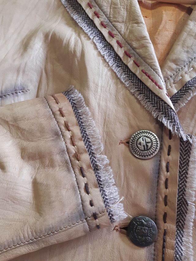 Chaqueta de Piel Company & Co Mujer Marrón