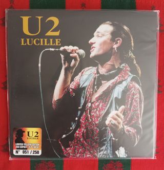 VINILO U2 LUCILLE 2 LPS COLOR AMARILLO NUEVO