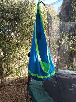 Columpio infantil azul y verde