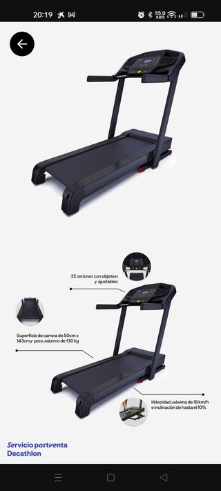 Cinta de correr Domos T 900c