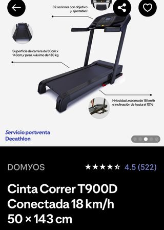 Cinta de correr Domos T 900c