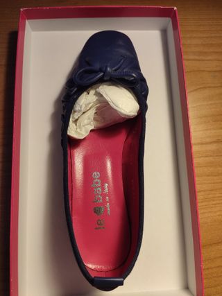 Scarpe Le Babe Frida Nappa Blu