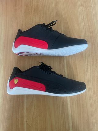 Puma Ferrari Drift Cat Talla 42 Negro y Rojo