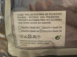 Edredón y funda de cojín