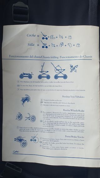 Carrito y Silla de Paseo Arrue