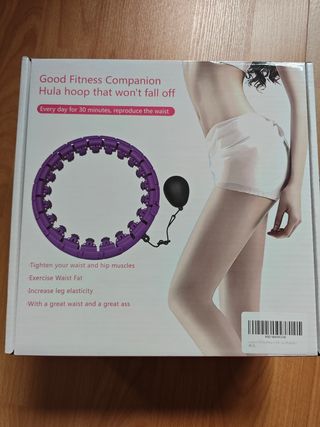 Aro de Hula Hoop Fitness Morado