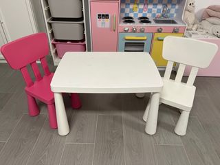 Mesa y 2 Sillas Niños